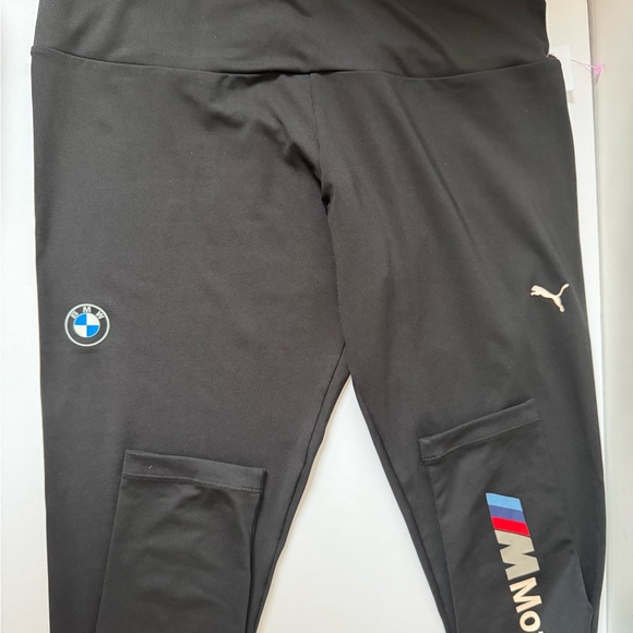 Puma X BMW Motorsport activewear leggings sz xxl - Picture 1 of 3